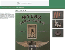 Tablet Screenshot of myersearlydodge.com
